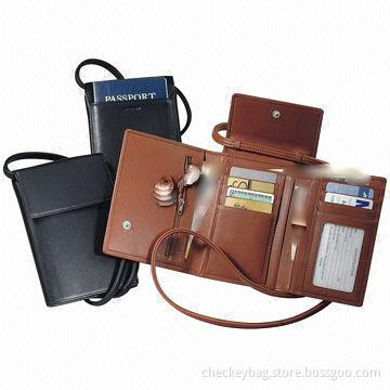 Leather Passport Holders with Multi-purpose Pocket